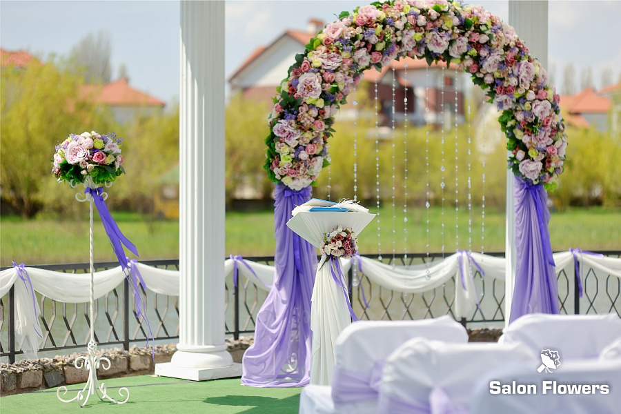 Свадебные арки из цветов от Fleur Artdan – очарование совершенства